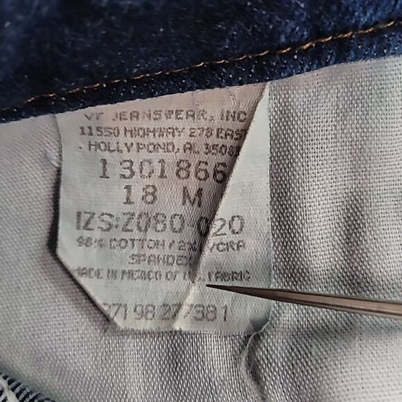 Lee Riders Women's Plus Jeans Relaxed Fit size 18W 5-Pocket Design Style 1301866 - Picture 8 of 14